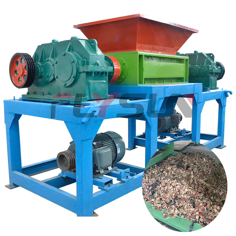 Industrial Waste Processing Machine Solid Waste Crushing Equipment Metal Plastic Leather Wood Extrusion and Shredder