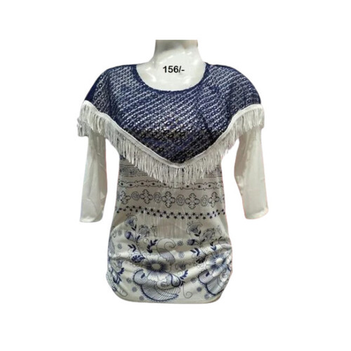 Ladies Round Neck Cotton Top