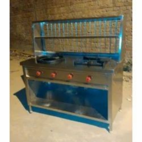 Restaurant stainless steel chhola bhatura counter