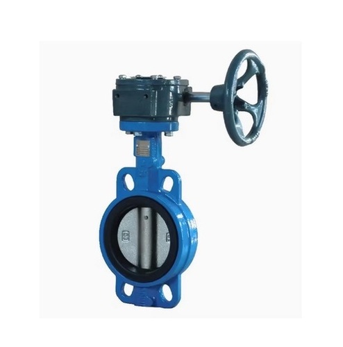 Concentric Line Ductile Iron Body EPDM Seat Gear Box Wafer Type Butterfly Valve