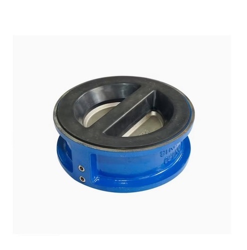 Dual Double Plates Flange Butterfly Wafer Type Swing Duo Non Returm Bonded Seat Check Valve