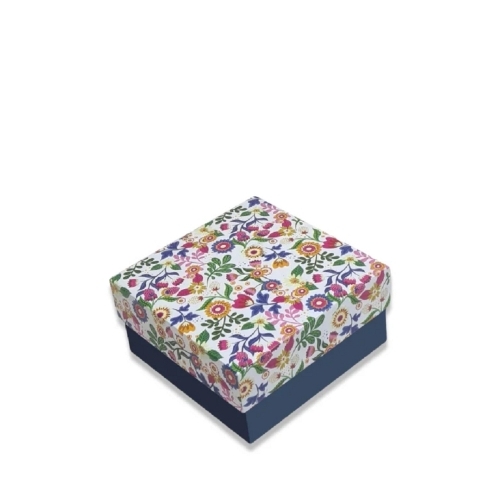 Floral Design Rigid Hamper Boxes - Coating Type: Laminated