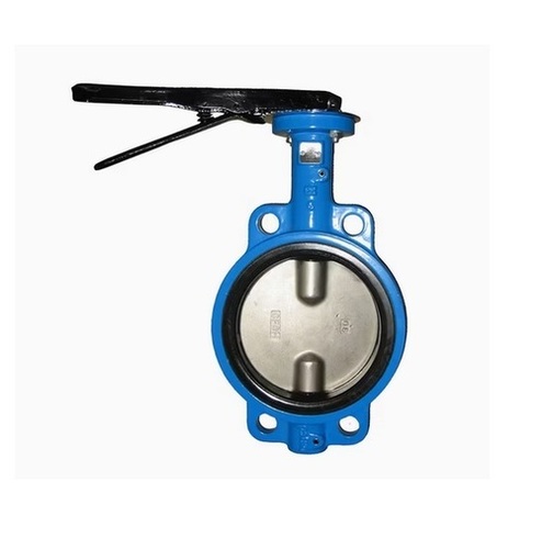 Low-Pressure Middle Lined NBR Seat Handlever Wafer Type Marine Butterfly Valve with Pin