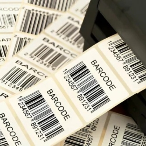 Printed Barcode Label