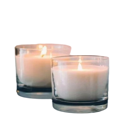 Transparent Glass Candle