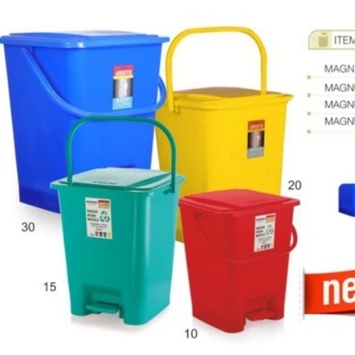 Bio hazard paddle dustbin