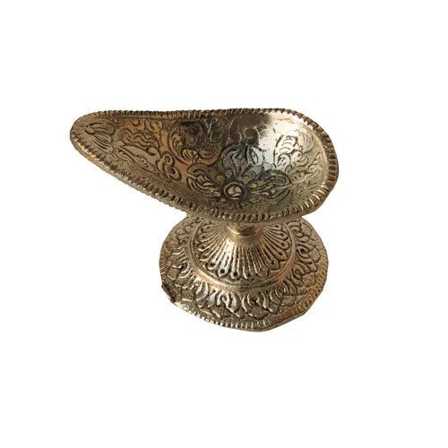 Brass Chirag Diya Stand