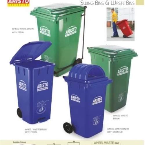 Dome commercial dustbin