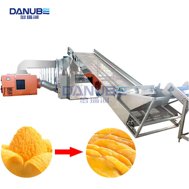 Factory Supply Mesh Belt Dryer Fruit Drying Machine - Color: Customized