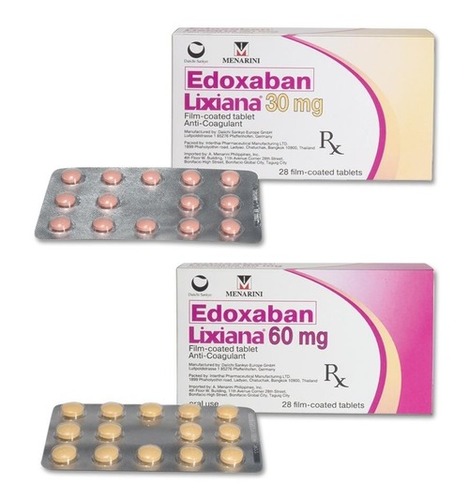 Lixiana Edoxaban 60Mg Tablets - Shelf Life: 3 Years