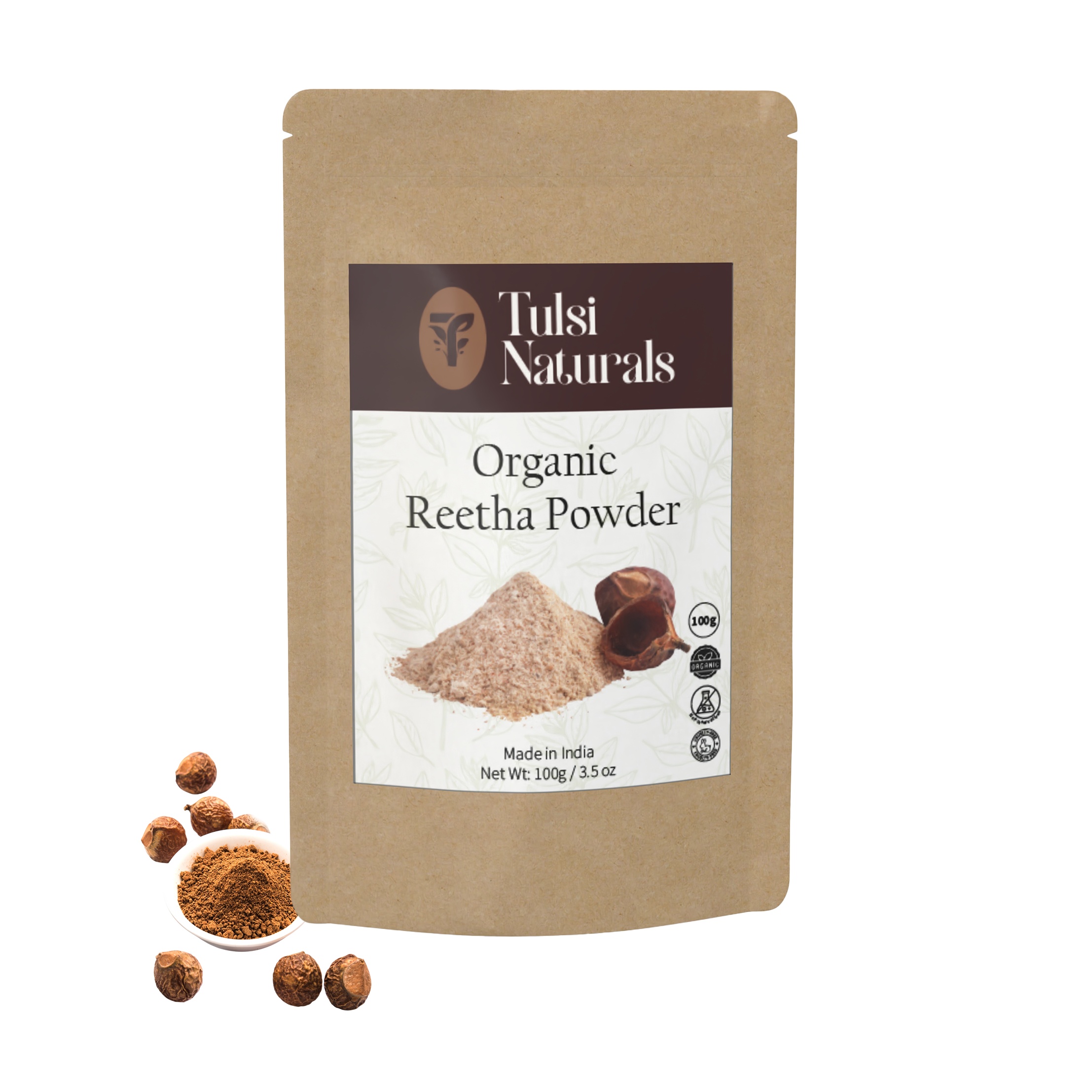 Natural Organic Reetha Powder