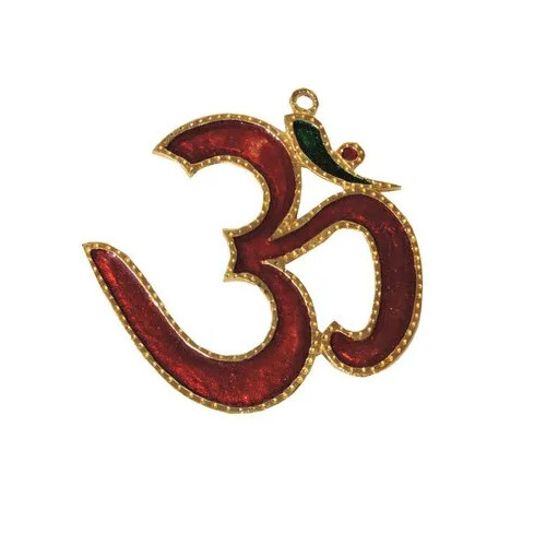 Antique Brass Om Wall Hanging