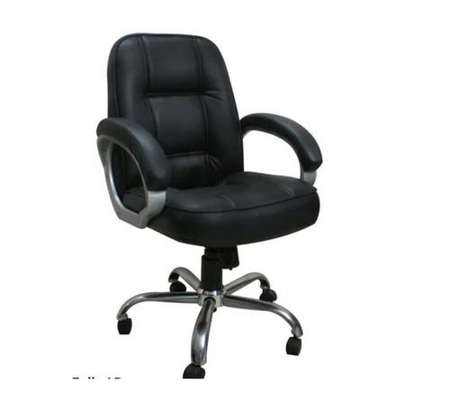 Black Leather Office Chair