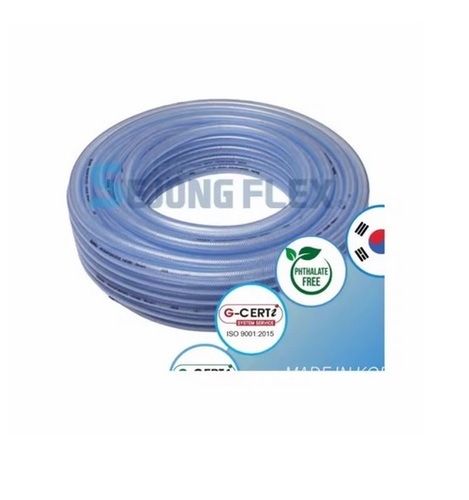 Clear Braid PVC Garden Hose for Agriculture and Farming