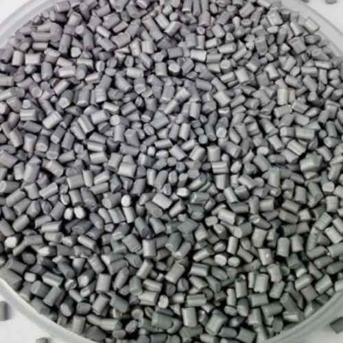 Grey plastic granule