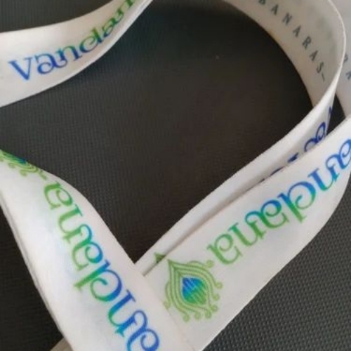 Polyester White Id Card Lanyard