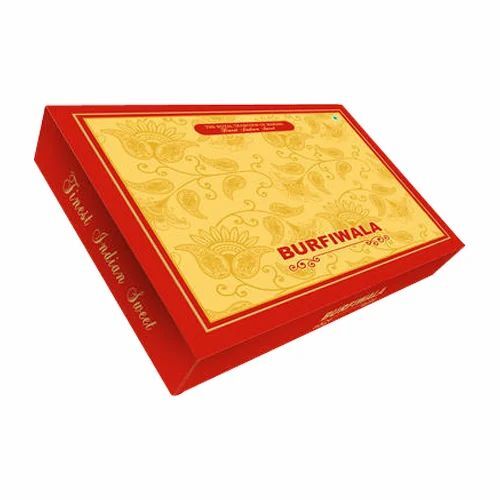 Printed Kaju Burfi Packaging Box