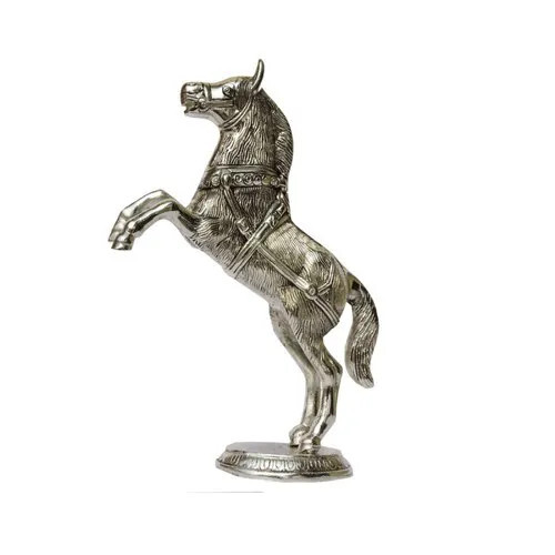 Silver Plated Horse Statue
