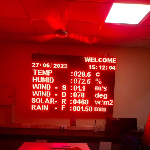 Weather Display Solutions - Application: Manufacturing Plants