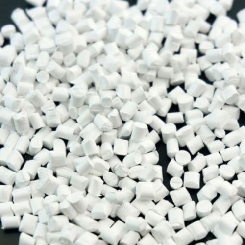 White plastic granule
