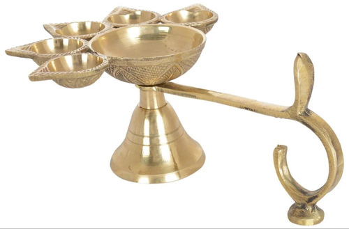 Brass Diya - Color: Golden