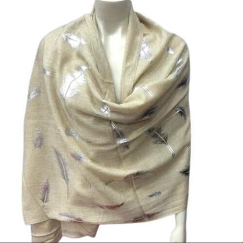 Cashmere Stole - Color: White