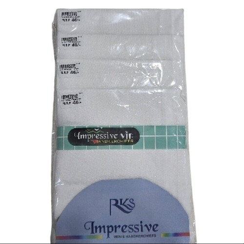 Cotton Handkerchief - Color: White
