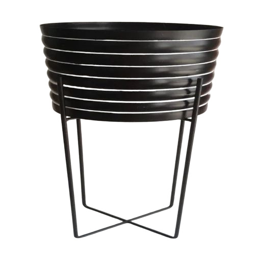 Black Flower Garden Planters