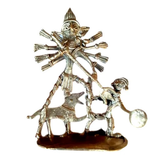 Dhokra Art Durga Mata Murti
