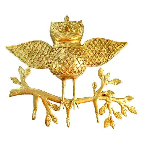 Dhokra Owl Wall Hanging
