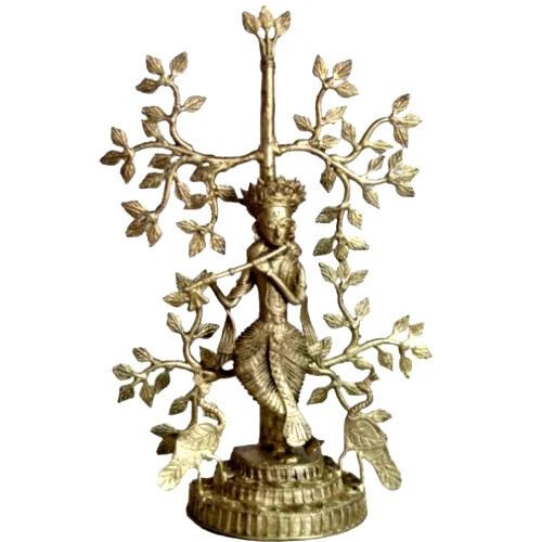 Dokra Handicraft Idol Of Lord Krishna