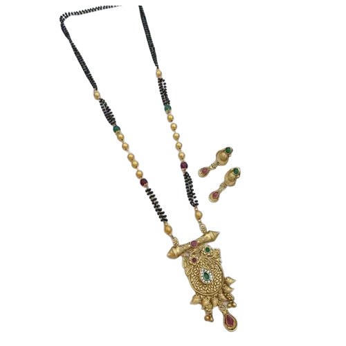 Golden Matte Mangalsutra