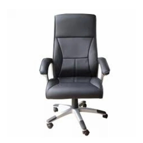 High Back Black Leather Office Chair