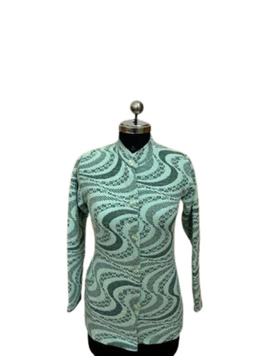 Ladies Green Woolen Sweater