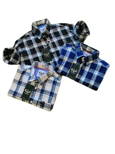 Men Check Shirt