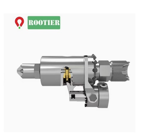 Pneumatic or Hydraulic Needle Seal Shut-off Nozzle for Polymer Injection Molding