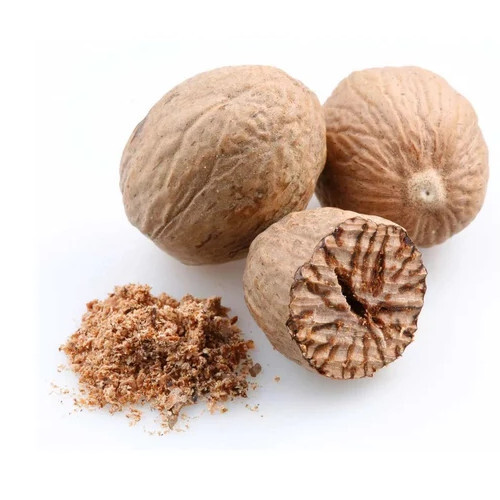 Whole Dry Nutmeg - Color: Brown