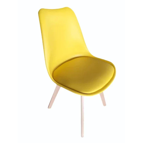 Yellow Plastic Cafe Chair