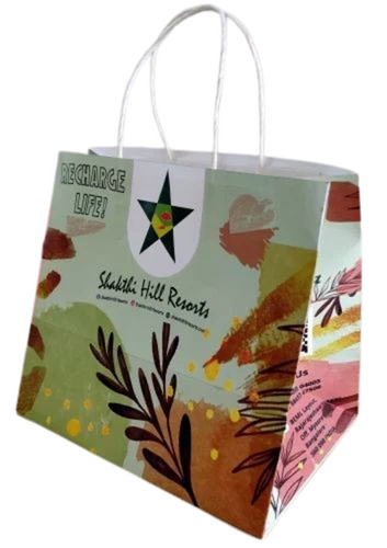 2kg Printed Paper Carry Bags