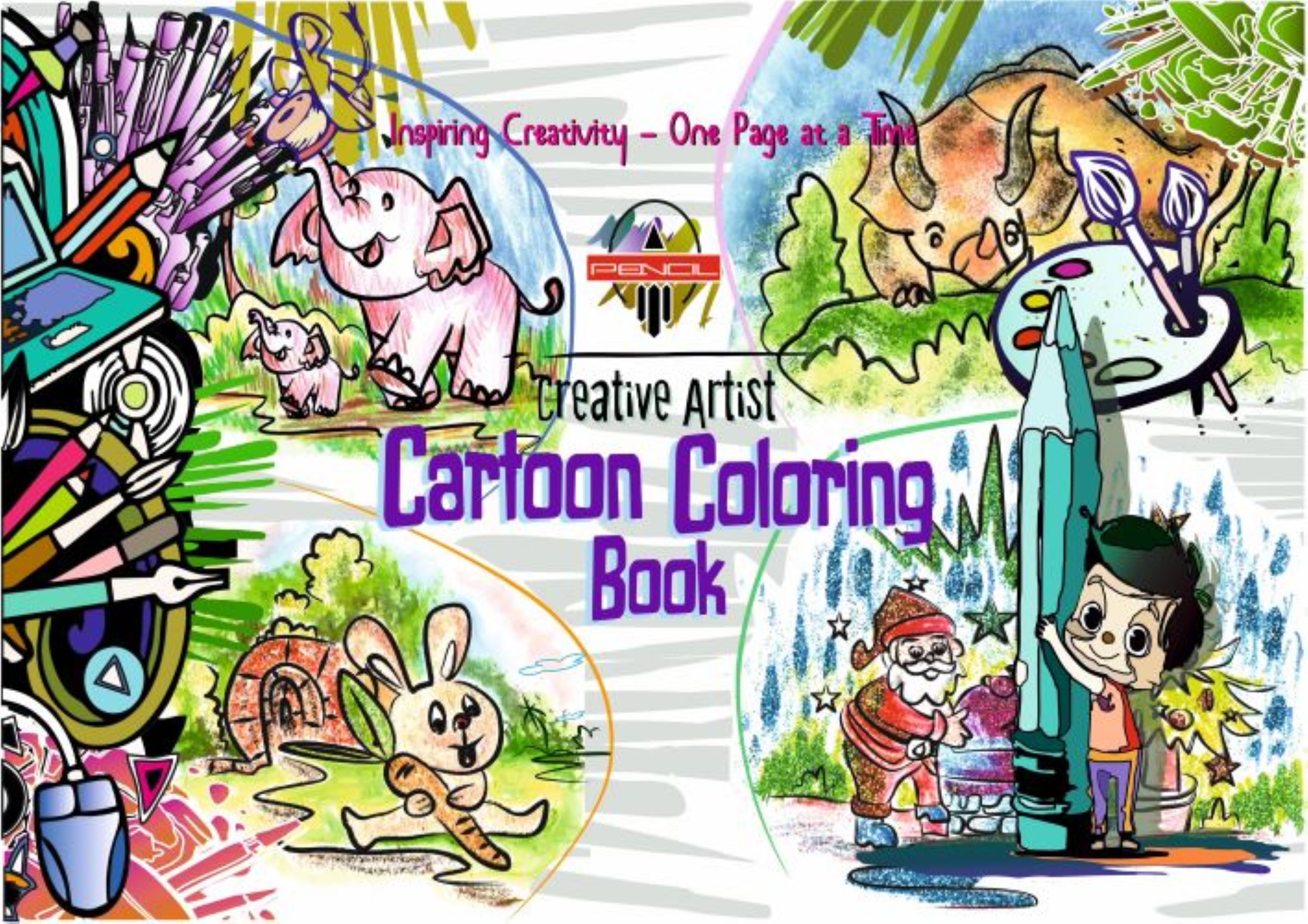 Cartoon Coloring Book - Books Type: Art & Craft