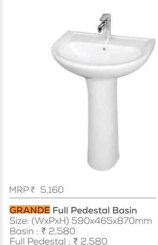 Grande Full Pedestal Basin