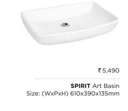 Spirit Art Basin - Color: White