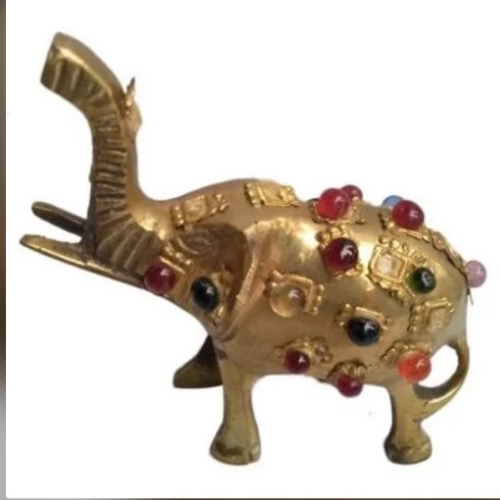 Brass Elephant Statue