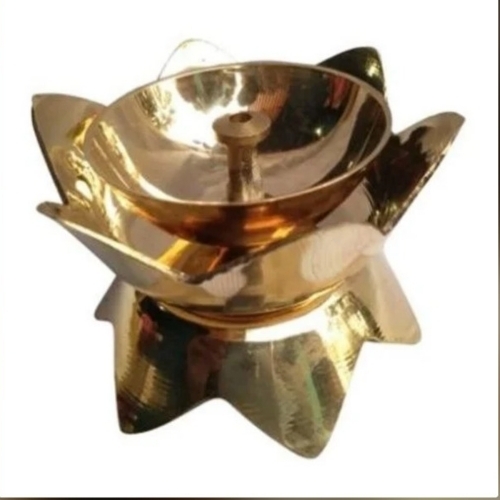 Brass Flower Shape Diya
