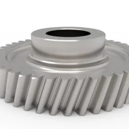 Grey Helical Gear