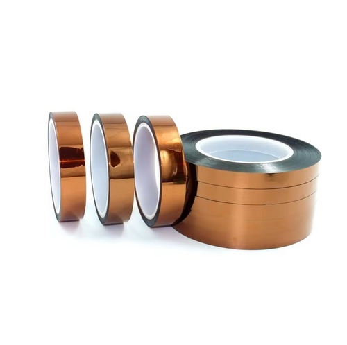 Silicone Adhesive Amber ESD Polyimide PI Tape For Masking Protection