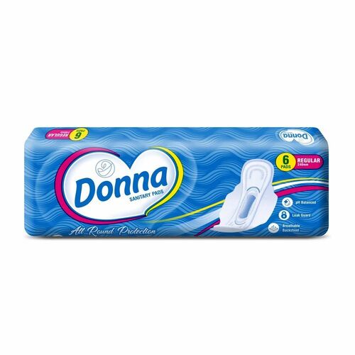6 Piece Donna Regular Cotton Sanitary Pad