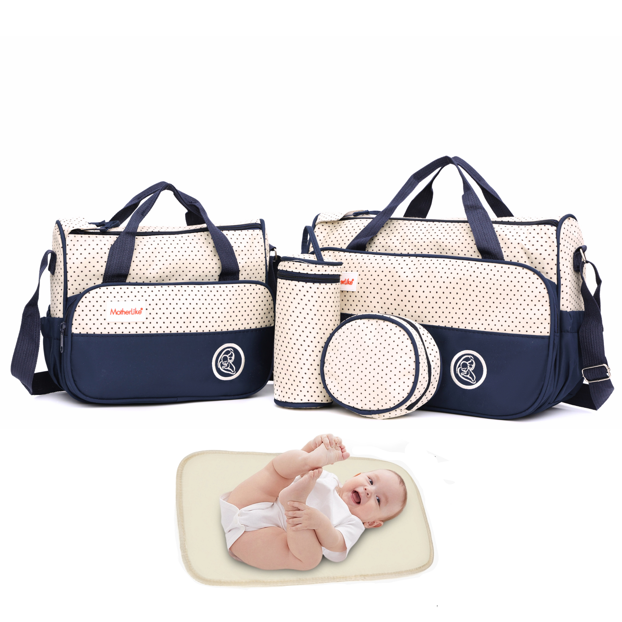 Baby Diaper Tote Bag (Ec31) - Color: Ebony Clay