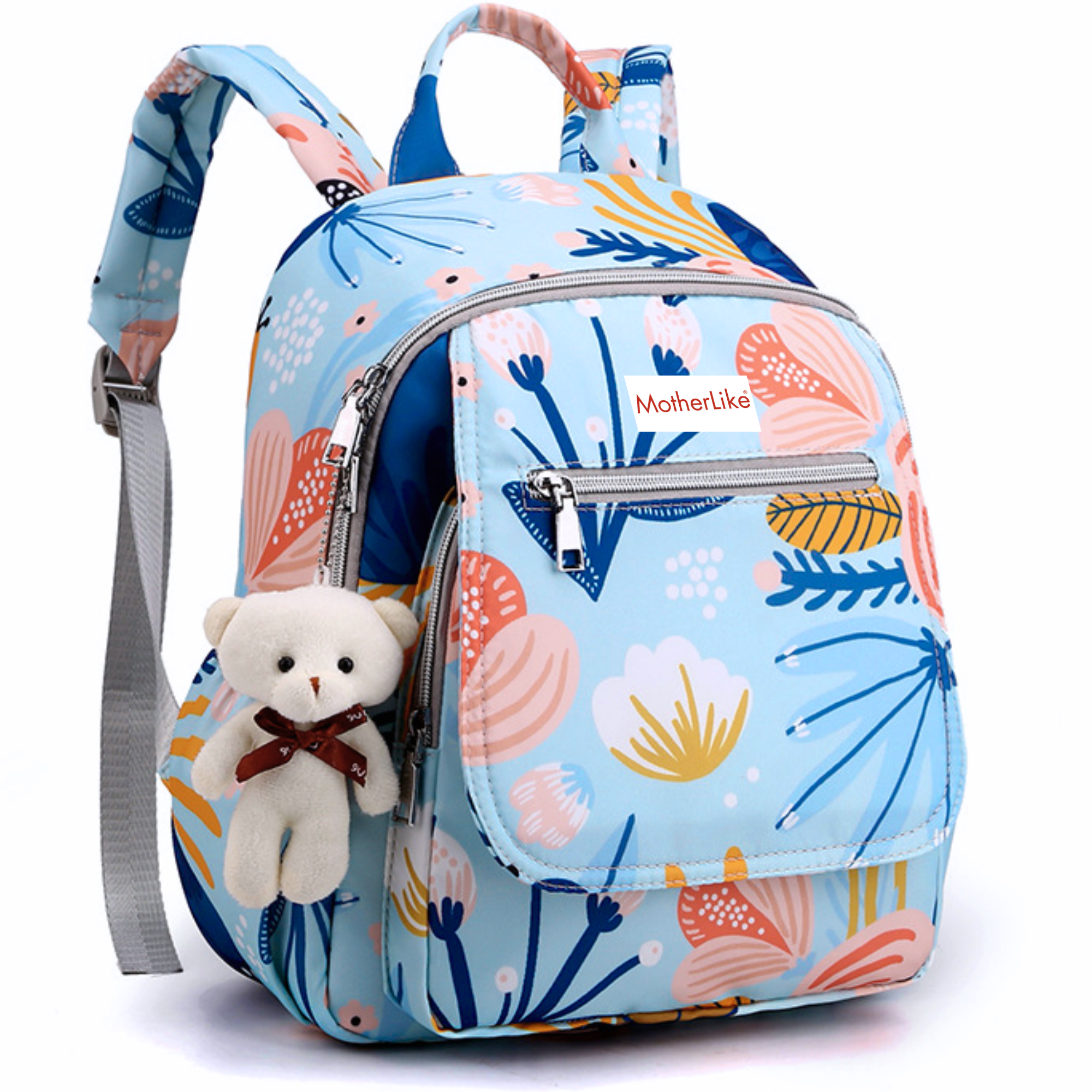 Mini Baby Diaper Bag (Bl23) - Color: Floral Doodle