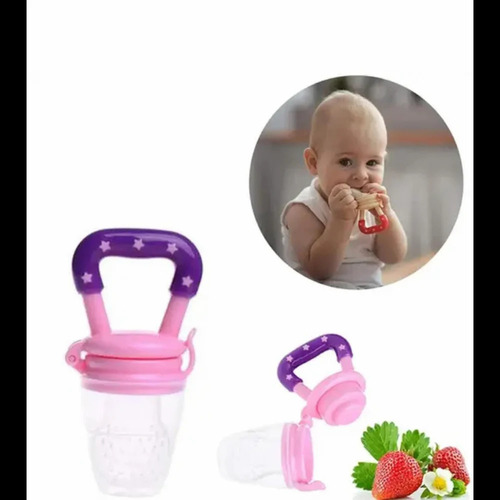 Silicone Pink Baby Food Pacifier